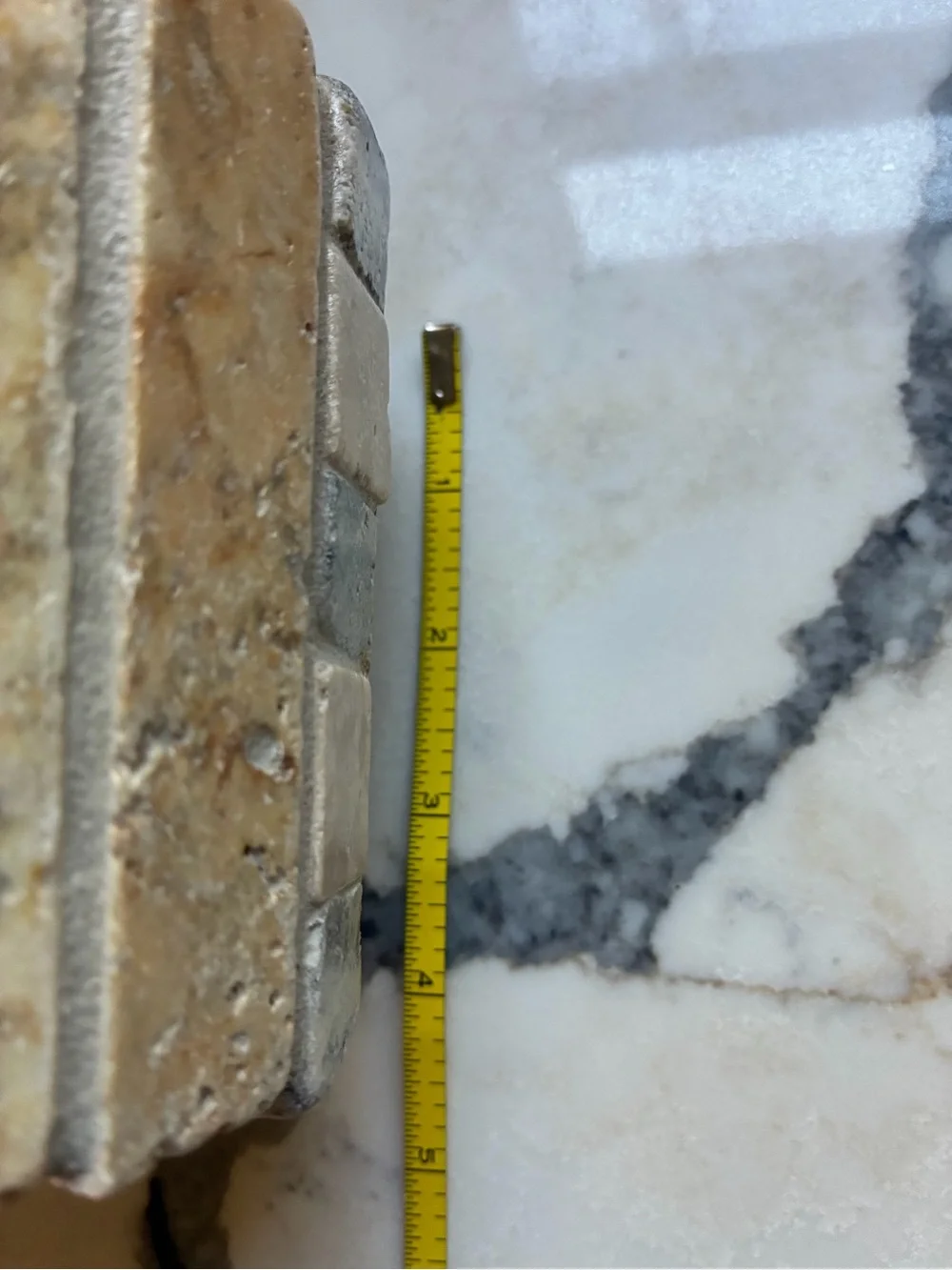 Neutral Stone Mosaic Tealight Holder - Home Accents